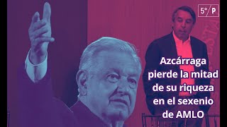 Emilio Azcárraga Jean pierde la mitad de su riqueza en el sexenio de AMLO [upl. by Chris132]