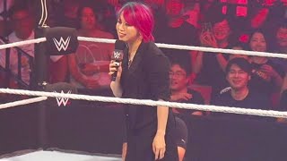 WWE Asuka Returns at Osaka Japan 🗾 Live Event on WWE tour [upl. by Mayram]