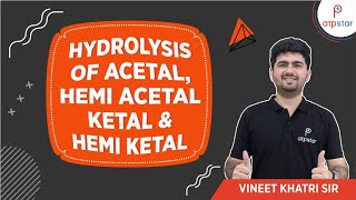 Hydrolysis of AcetalHemi acetal Ketal amp Hemi ketal  JEEMedicalCBSE [upl. by Blackstock]