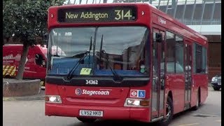 London Bus Route 314 at Eltham Railway Station [upl. by Negyam]