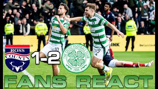 NEVER IN DOUBT CELTIC FANS REACT ROSS COUNTY 12 CELTIC  SCOTTISH PREMIERSHIP [upl. by Ammann]