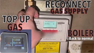 How To Use Emergency Gas Credit amp Reconnect Your Smart Gas Supply Meter [upl. by Ambrosane]