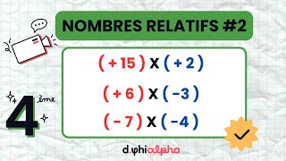 Calculer un produit de nombres relatifs  Mathématiques 4ème [upl. by Dustan]