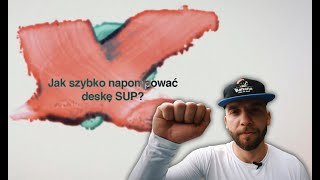 Jak napompować deskę SUP w 2 minuty  WIEDZA W 2 MINUTY [upl. by Assirrac]