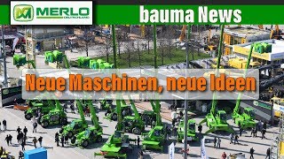 Merlo Teleskoplader auf der bauma 2016 [upl. by Spielman]