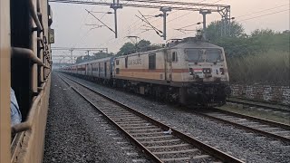 12322Mumbai CSMT  Howrah Mail Via Gaya Arriving Maihar With Kalyan WAP7  RAILFANDS [upl. by Attennaej395]