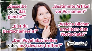 Ich beantworte eure Fragen dasselbe das gleiche  Redewendungen  mein Studium und mehr [upl. by Intyre647]