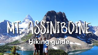 MOUNT ASSINIBOINE HIKE  Sunshine Village To Mount Shark [upl. by Ecnaret]