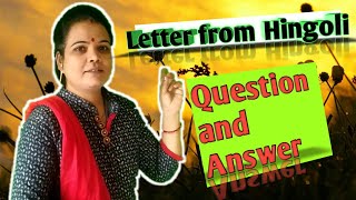 A letter from Hingoli Questions and Answers [upl. by Ilera]