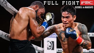 Russell vs Magsayo FULL FIGHT January 22 2022  PBC on Showtime [upl. by Stanwin]