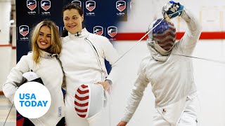 I tried Olympic fencing lefthanded and it did not go well  USA TODAY SPORTS [upl. by Yesima906]