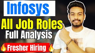 Infosys All Profile Hiring Analysis  Job Roles  How Infosys Hires Fresher  Jobs [upl. by Yerroc]