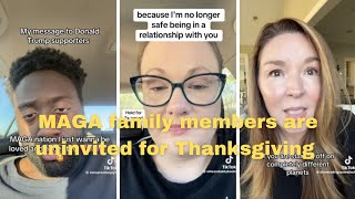 people are uninviting their MAGA family members to Thanksgiving [upl. by Sigsmond]