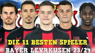 Bundesliga Meister Bayer Leverkusen Die TOP 11 Spieler [upl. by Aeet]