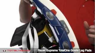 Bauer Supreme TotalOne Goalie Leg Pads [upl. by Neirual]