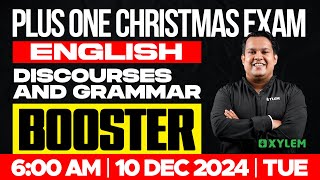 Plus One Christmas Exam English  Booster  Discourses and Grammar  Xylem Plus One [upl. by Nami]