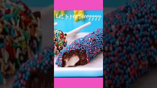 Dark Chocolate Coated Marshmallow Party Pops  Easy Dessert Ideas 😍😍😍 [upl. by Strong]