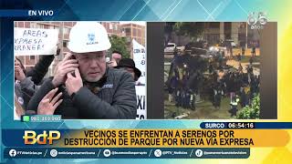 Tensión entre RLA y alcalde de Surco Carlos Bruce “el señor López Aliaga es el destructor de Lima” [upl. by Linus]