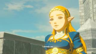 Breath of the Wild  Father and Daughter Cutscene Recovered Memory 12 [upl. by Elnukeda]