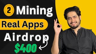 Two Best Mining Apps In 2024  Earn Upto 400 With Mining In hindi  Urdu [upl. by Ispep]