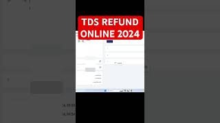 TDS Refund online 2024  TDS Return Online  How to Claim TDS TCS Refund online tdsrefund [upl. by Enoed]