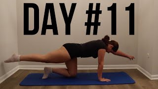 Day 11 Pilates 30 Day Workout Challenge At Home Fitness No Equipment [upl. by Seraphina979]