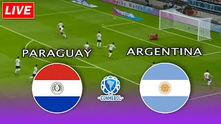 🔴Paraguay vs Argentina  FIFA World Cup Qualifying  CONMEBOL [upl. by Firehs159]