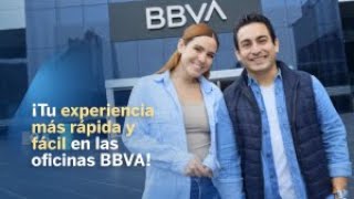 ¡Tu experiencia más rápida y fácil en las oficinas BBVA [upl. by Ahseihs28]