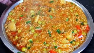 इस तरह से दलिया बनाओगे तो जो नही खाता वो भी बार बार मांगेगा 😋Vegetable Dalia Recipe [upl. by Naihr]