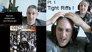 Disturbed Stricken reaction Part1 Punk Rock Head singerampbassist James Giacomo react to YOUR music [upl. by Idieh23]