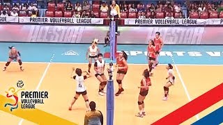 PVL AllStars Sunday  Womens Volleyball  Full Game  1st Set  October 29 2017 [upl. by Adlemy]