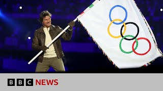 Sensational Paris Olympics come to an end and hands over to LA for 2028  BBC News [upl. by Alroi513]