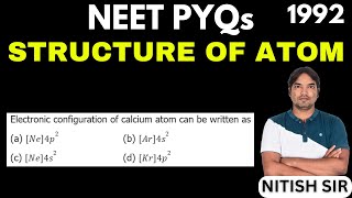 Electronic configuration of calcium atom can be written as [upl. by Warfore64]