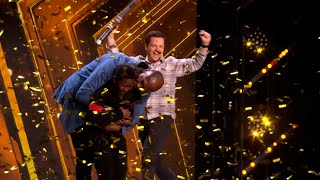 Gamal John Received GOLDEN BUZZER with Rendition of James Brown’s “It’s A Man’s World” [upl. by Lanrev]