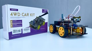 4K HDR ROBOT CAR 4WD MARCA FREENOVE ARDUINO [upl. by Meid]