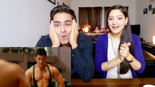 Dangal Trailer Reaction  Aamir Khan [upl. by Nylhtiak]