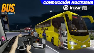 POV Driving Bus Irizar i8  Night  BUS SIMULATOR ULTIMATE [upl. by Farwell]