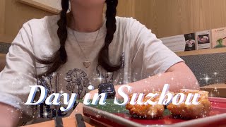 Suzhou trip Goobne chicken Japanese street Takoyaki Taiyaki China vlog [upl. by Yxel978]