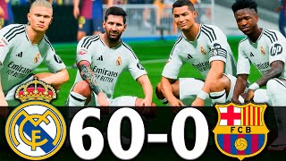 FC 25  MESSI RONALDO NEYMAR amp MBAPPE  ALL STARS  REAL MADRID 600 FC BARCELONA fc25 [upl. by Epilef45]