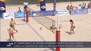 CAMPEONATO DE ESPAÑA FEMENINO CADETE VOLEY PLAYA [upl. by Cozza]