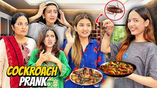 Khanay Mein Cockroach Daal Dia🤣Prank On My Family😱Sistrology [upl. by Allecram712]