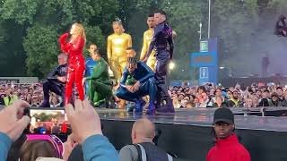 Kylie Minogue  BST Hyde Park London 13th July 2024  TensionCome into my World  Gold Circle View [upl. by Catherine623]