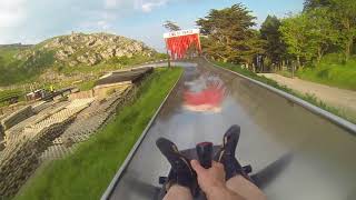 Cresta Run Toboggan POV  Llandudno Ski Centre [upl. by Ettenuahs941]