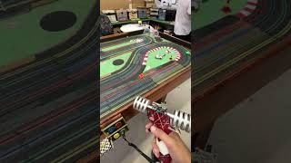 Learning How to Play with Slot Cars on a Vintage Slot Car Race Track [upl. by Yecnahc]