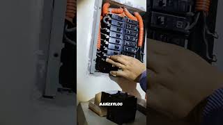 Circuit breaker replacement man2xvlog electricain electricalengineering bluecollar [upl. by Notnerb65]