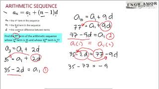 ARITHMETIC SEQUENCE PART 2 [upl. by Jeanelle]