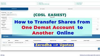 How to Transfer Shares from One Demat Account to Another [upl. by Eiramlehcar]