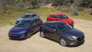 2017 Compact Hatchback Comparison  Kelley Blue Book [upl. by Wende143]