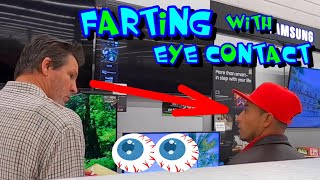 FARTING with EYE CONTACT Again 👀💩 Funny Wet Fart Prank 🤣 [upl. by Nedda693]