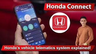 Honda Connect vehicle telematics system explained [upl. by Olivette]